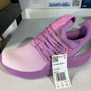 Adidas Kids Lite Racer Adapt 7.0 Pink Sneakers